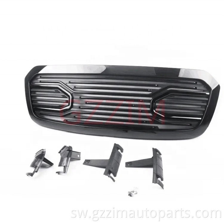 Modified Baking Paint  Aluminum Alloy Front  Middle Grille Used For RAM 1500 2013-2018